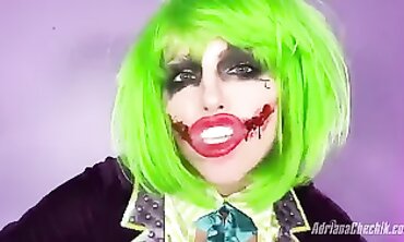 Adrianna Checks - Funny Parody of DC'S 'JOKER', Sexual Roleplay with Batman