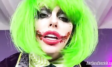 Adrianna Checks - Funny Parody of DC'S 'JOKER', Sexual Roleplay with Batman