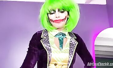 Adrianna Checks - Funny Parody of DC'S 'JOKER', Sexual Roleplay with Batman