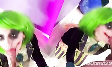 Adrianna Checks - Funny Parody of DC'S 'JOKER', Sexual Roleplay with Batman