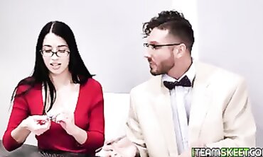 Nerd Girl's Passionate Sex Adventure with Her Geek Boss