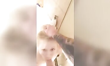 Blonde Barbiie Gives A Tied-Up POV Blowjob