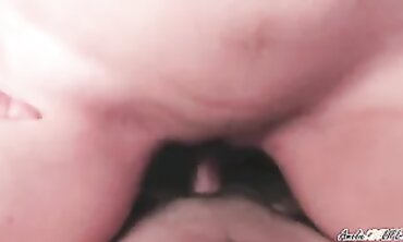 College Girlfriend Takes It on the Pipe for a Creampie