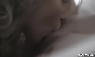 Ash-Blonde Cougar Love Enjoys Pussy Licking