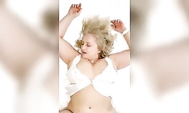 Sexy Blonde Mature in Lingerie Gets Grubby and Vulgar