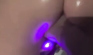 Bambi Bold Squirts Three Times From Anal Fisting and Daddy's Cumshot