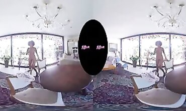 18VR POV: Luna Corazon Gets Banged By A Handsome Ebony Man