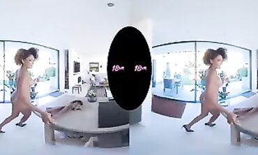 18VR POV: Luna Corazon Gets Banged By A Handsome Ebony Man