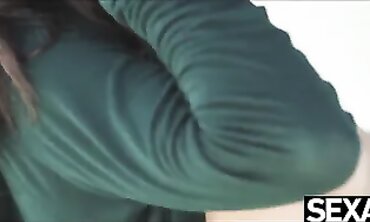 Michaela Isizzu Fingers Her Warm Boobs To Orgasm