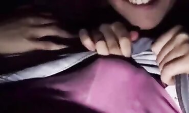 Outdoor POV Threesome: Two Hot Dolls Deepthroat a Massive Cock