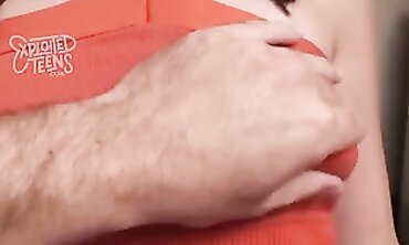 POV Macro Blowjob and Fisting with a Legal Brunette
