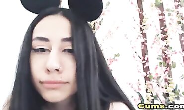 Latina Beauty Beauty Gets Solo And Shaved On Webcam