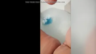 POV: Plump MILF Joy Masturbates in the Bathtub