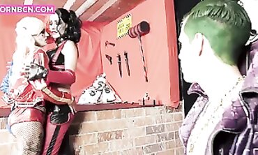 Harley Quinn and Best Friend Bang the Joker
