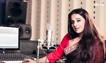 Vidya Balan Takes Face Exercises