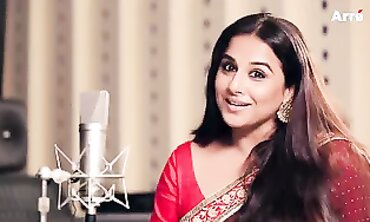 Vidya Balan Takes Face Exercises