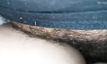 POV Interracial Amateur With Big Ass At Night