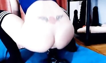 Big Booty Babe Gives Anal Lesson to Hunk in Classroom Setting