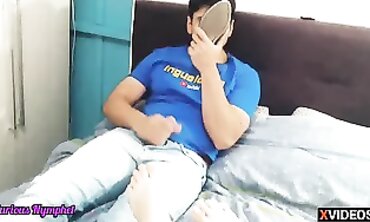 Curious Teen Toy Gives a Sensual Footjob