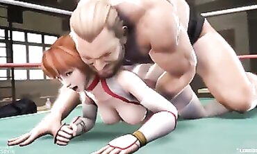 Kasumi vs Bass Armst in a Hardcore Ring Match