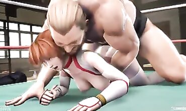 Kasumi vs Bass Armst in a Hardcore Ring Match