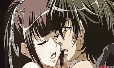 Mature Anime Roleplay: Rough Threesome with Creampie
