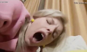 Petite Blonde Teen Gets Anal POV Fuckathon