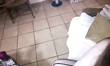 French Amateur BBW Servant Gets Hexed Online