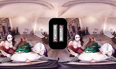 Halloween Foursome - KINKY CosPlay X Four Way Orgy With Hardcore Sex