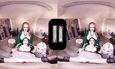 Halloween Foursome - KINKY CosPlay X Four Way Orgy With Hardcore Sex
