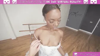 VR POV: Slender Ebony Ballerina Ana Foxxx Gets Pounded
