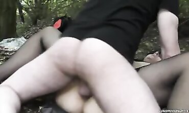 Beauty Gets Gangbanged by 15 Strangers in the Park