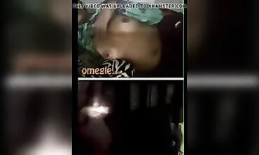 Tiny Black Amateur Gets Nutted by Big Cock on Webcam
