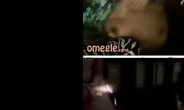 Tiny Black Amateur Gets Nutted by Big Cock on Webcam