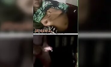 Tiny Black Amateur Gets Nutted by Big Cock on Webcam