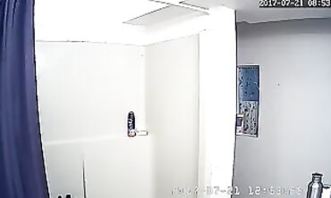 Blonde Roommate Caught Showering