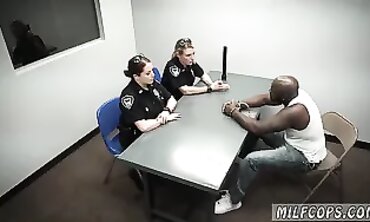 Latina Police Cougar Takes On A Massive African Dick