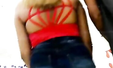 Adorable Skinny Blonde Babe with a Nice Ass
