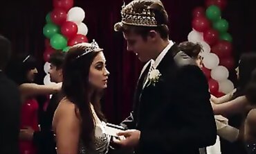 Brunette College Babe Prom Night