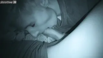 Blonde Cutie Woken For A Rough Morning Blowjob