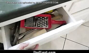 Ultra-Cute Asian Stepdaughter Spreads Legs for Daddy's Thick Dick