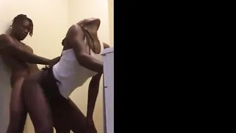 Black Couple Enjoys Hardcore Anal Sex