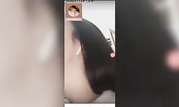 Naughty Elderly Woman Teases on Periscope Live Stream