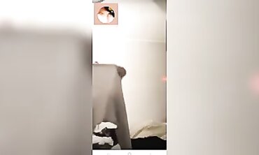 Naughty Elderly Woman Teases on Periscope Live Stream