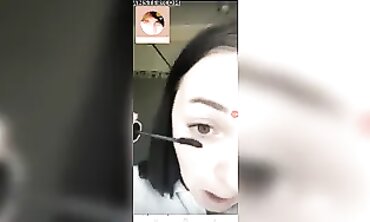 Naughty Elderly Woman Teases on Periscope Live Stream