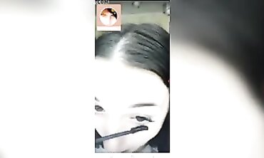 Naughty Elderly Woman Teases on Periscope Live Stream