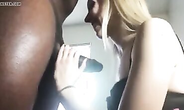 Petite Girl Rides Giant Man's Monster Dick - POV Blowjob & Reverse Cowgirl