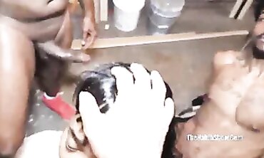 Blasian Starlet Gets Gangbanged by the Kreme Squad