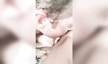 POV Russian Brunette Milf Wakes Up for Morning Cunnilingus
