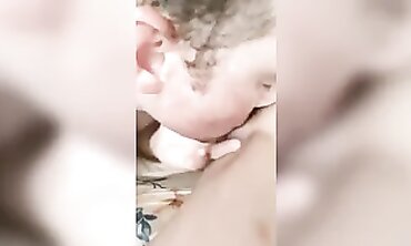 POV Russian Brunette Milf Wakes Up for Morning Cunnilingus